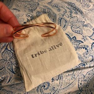 Tribe alive rose gold cuff. NWT
